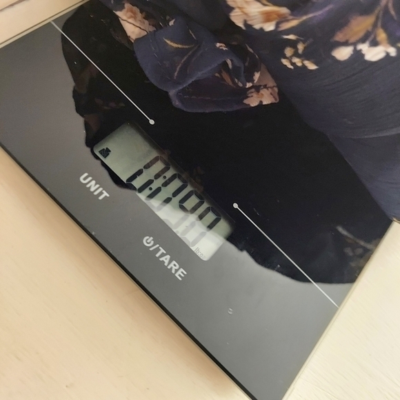 Lush Blue Floral Maxi Dress With Slit Sheer Sleeves Sz Small - Picture 9 of 11